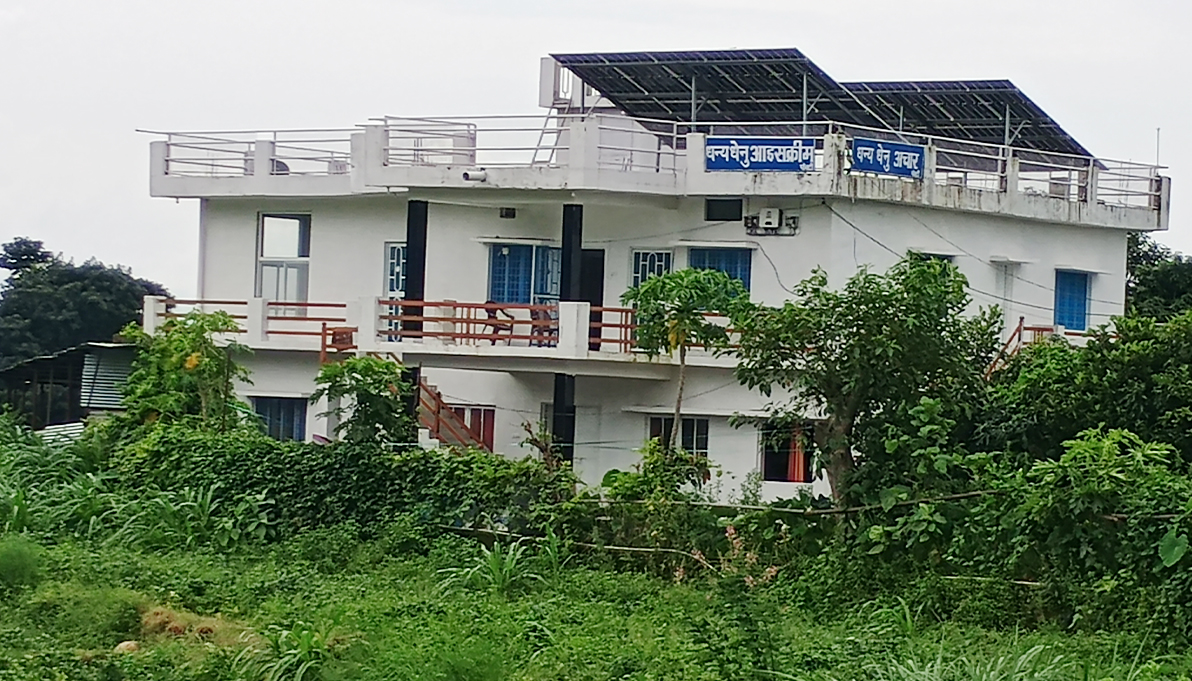 Dhanya Dhenu factory building ranipokhari rishikesh dehradun